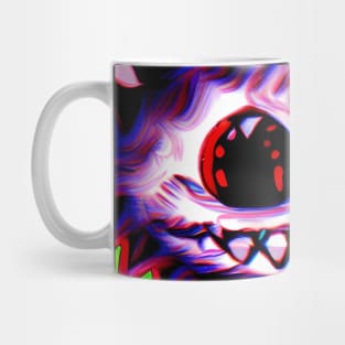 Weird cat neon Mug